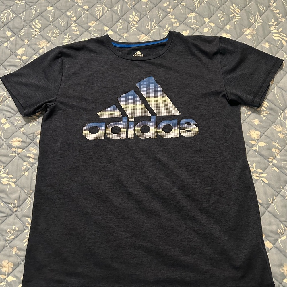 Adidas Kids Dark Blue Graphic Tee